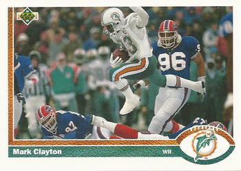 Mark Clayton Miami Dolphins 1991 Upper Deck NFL #175
